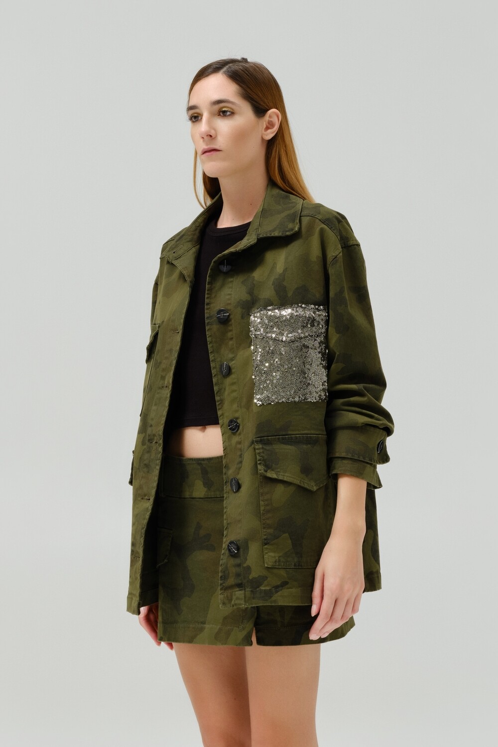 &quot;Heart of Mine&quot; Military Jacket