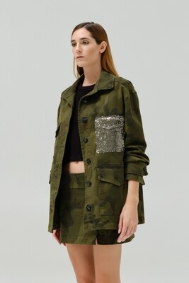 &quot;Heart of Mine&quot; Military Jacket
