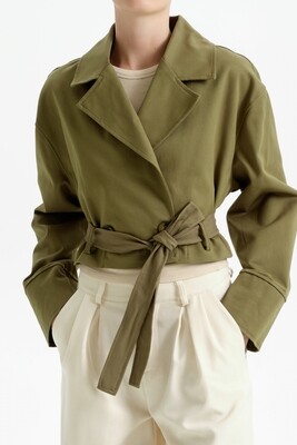 &quot;Tricia&quot; Blazer, Color: Military Green, Size: S