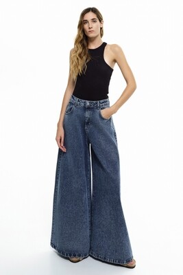 &quot;Denimist&quot; Wide Leg Jeans