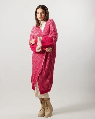 &quot;Cozy Up&quot; Long Wool Cardigan