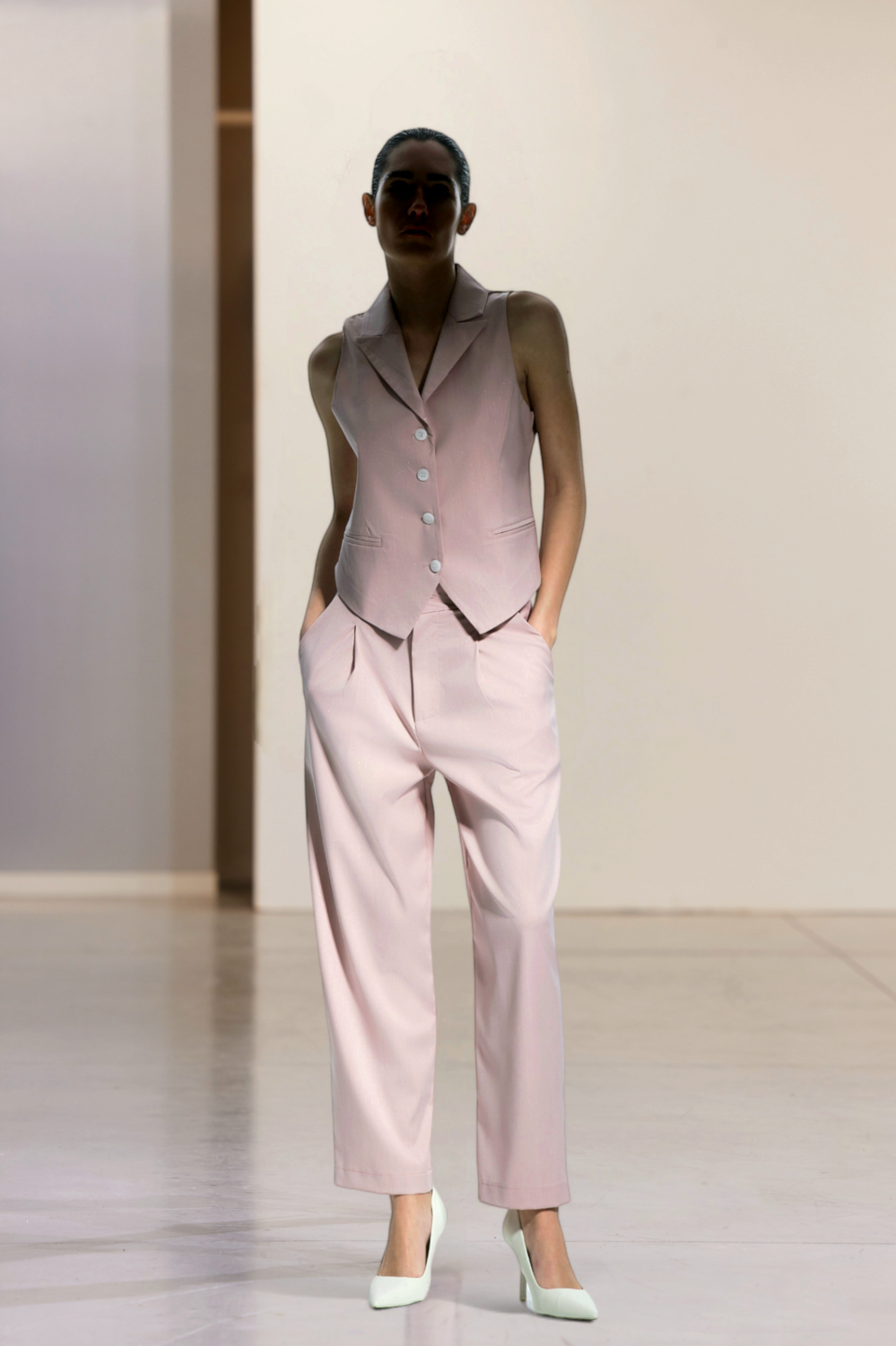 &quot;Heidi&quot; Set, Color: Powder Pink, Size: S