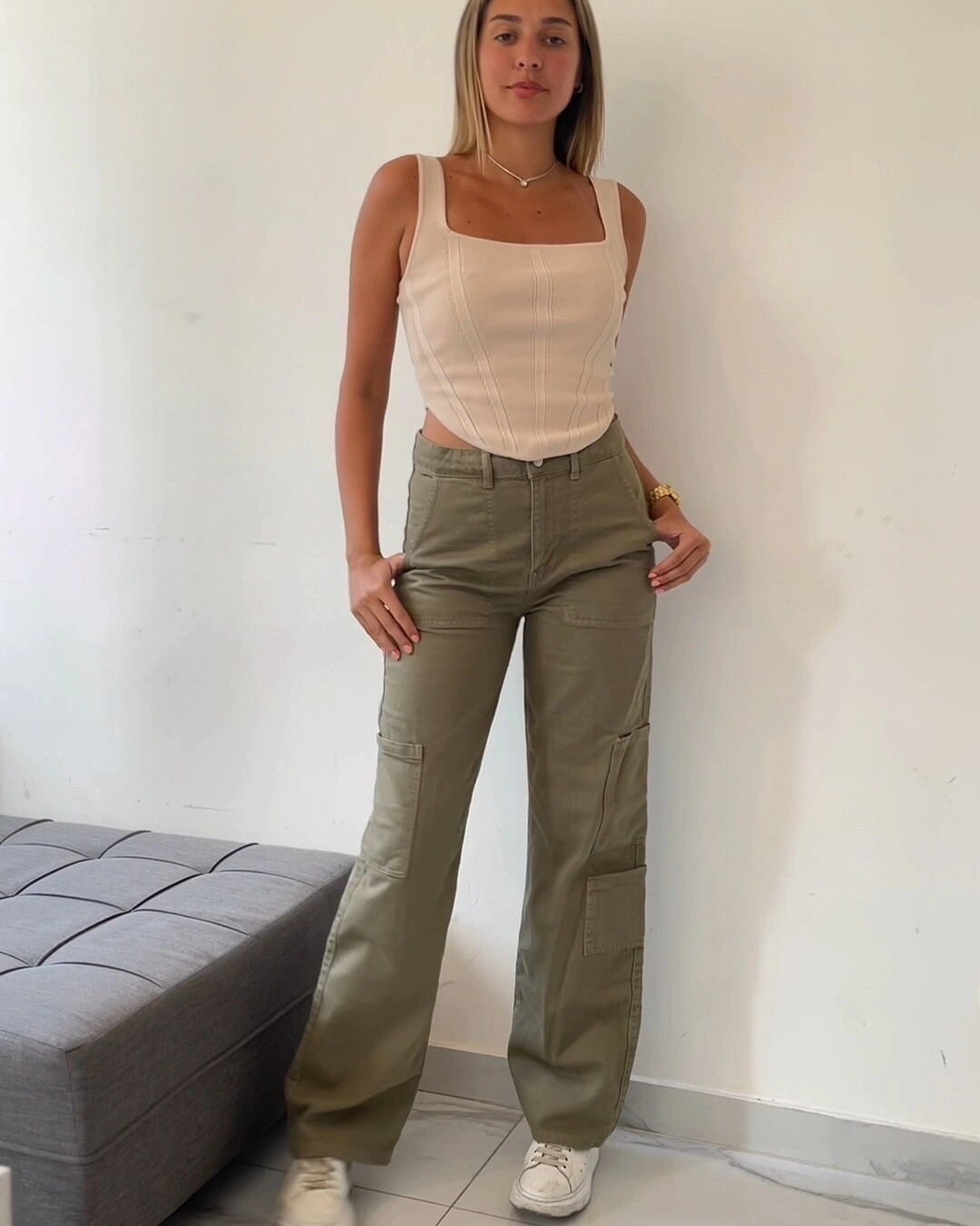 &quot;Moon Bay&quot; cargo Jeans