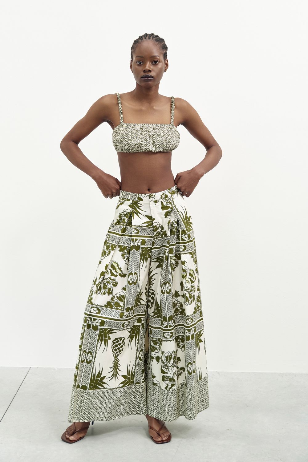 &quot;Summer Life&quot; Set, Color: Green, Size: S