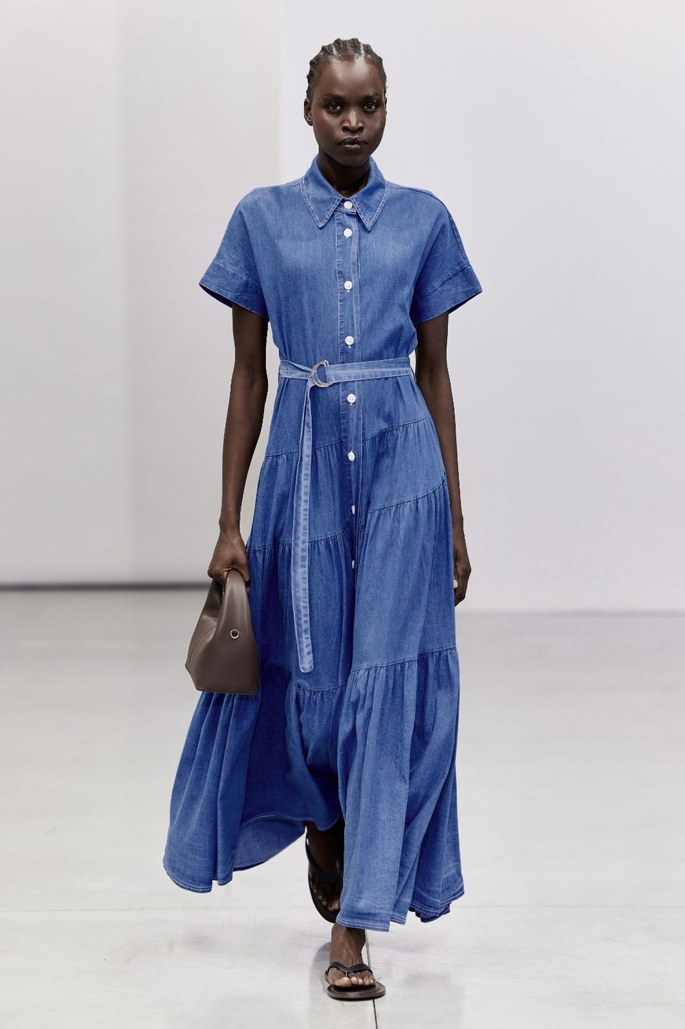 &quot;Social Hour&quot; denim dress