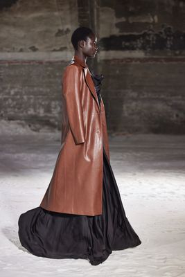 &quot;Lucy&quot; Vegan Leather Coat