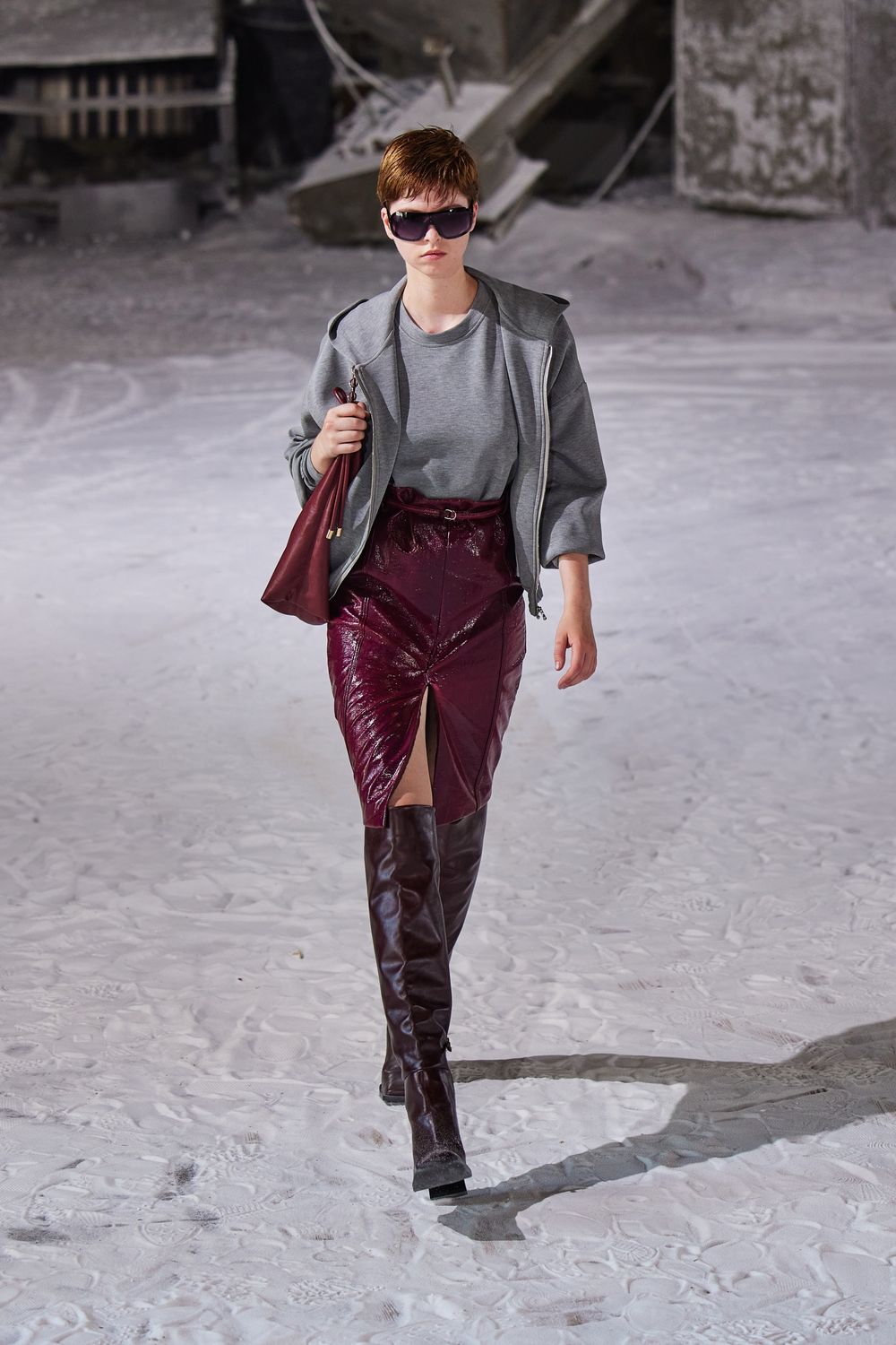 "Lowen" Vegan Leather Skirt