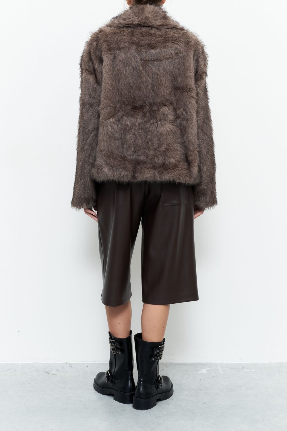 "Thalia" Faux Fur Jacket
