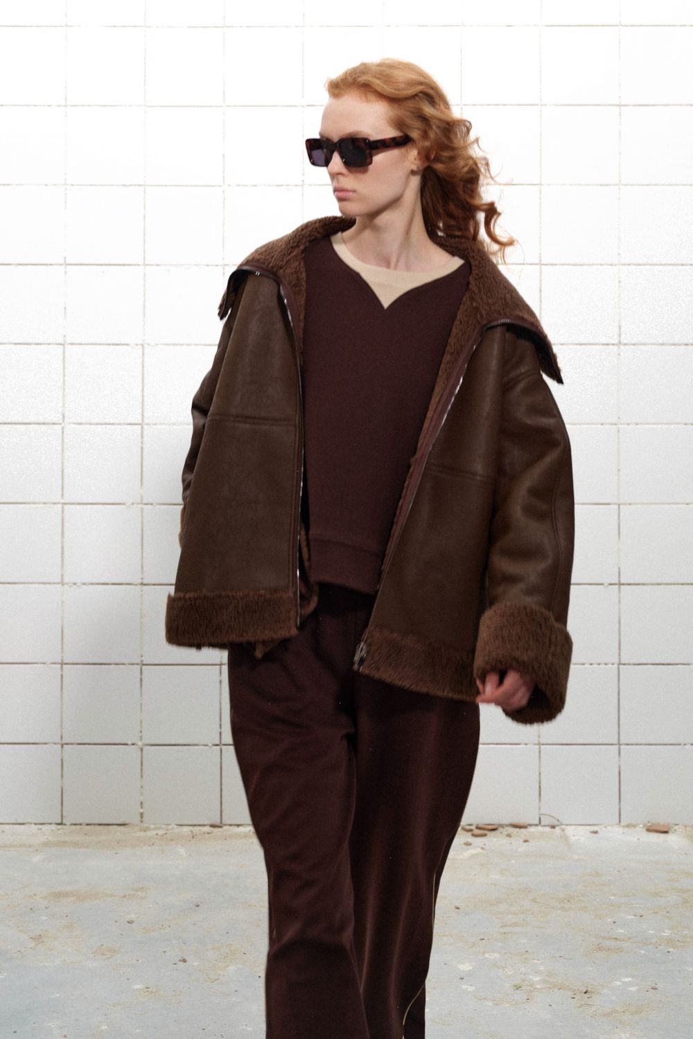 &#39;&quot;Boston&quot; Jacket, Color: Brown, Size: S/M