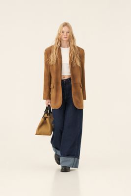 &quot;Reggie&quot; Suede Blazer