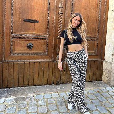 &quot;Alba&quot; Cotton Pants