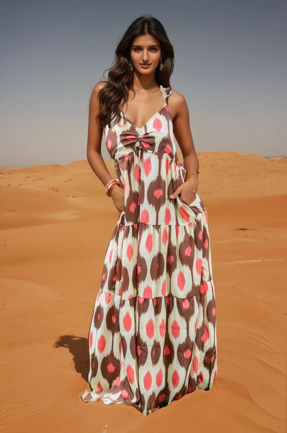 &quot;Sahara Bloom&quot; Dress