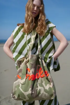 &quot;Smile&quot; Cotton Bag