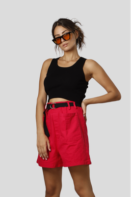 "Summer Bloom" Denim Shorts