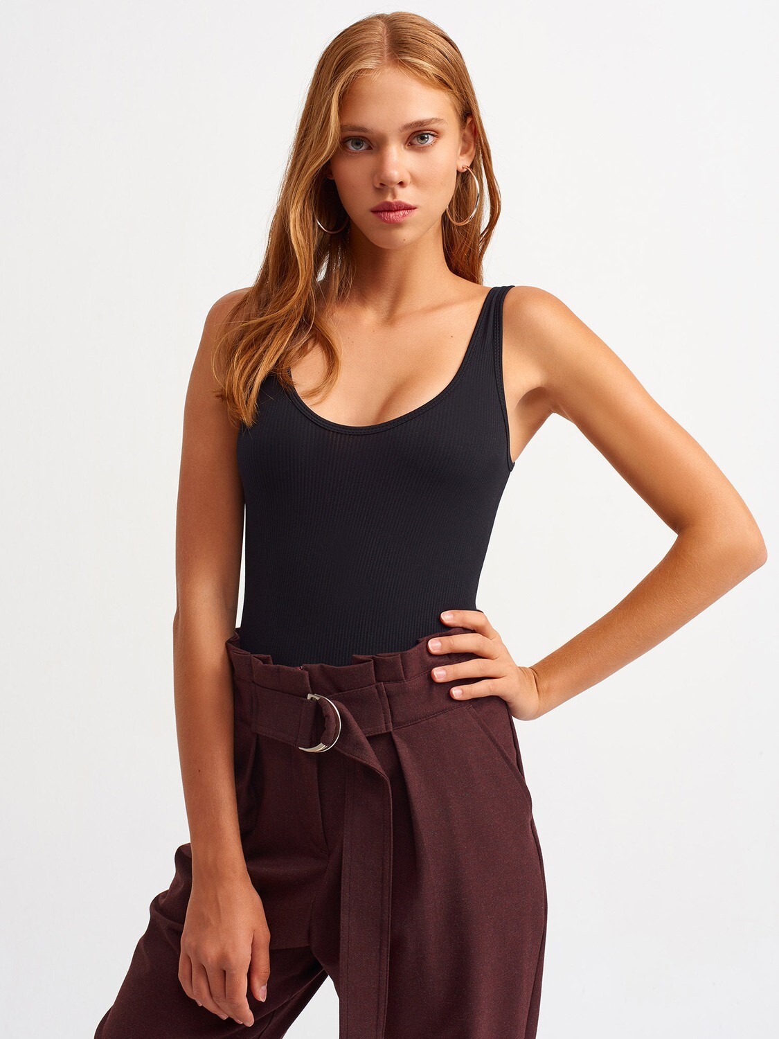 "Keep it Sleek" Bodysuit, Size: S/M, Color: Black