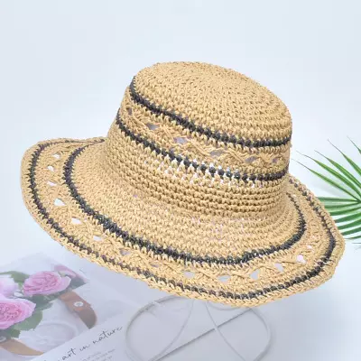 "Solana" Crochet Handmade Bucket hat