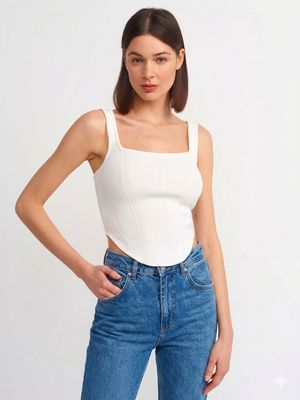 "Ava" Zipper back Knitwear Top