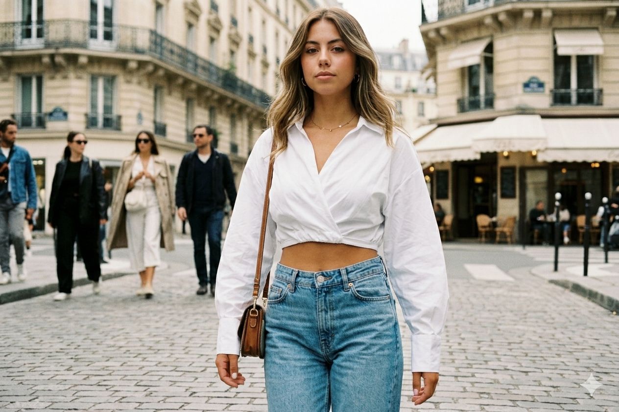 "Brooklyn" Wrap Shirt