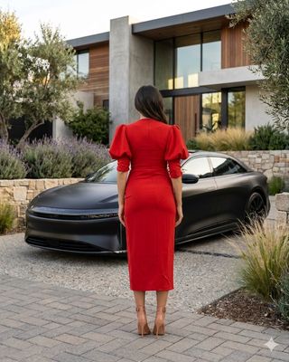 "Lady in Red" dress