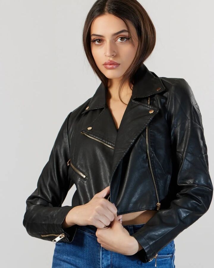 "Understated" Vegan Leather Jacket