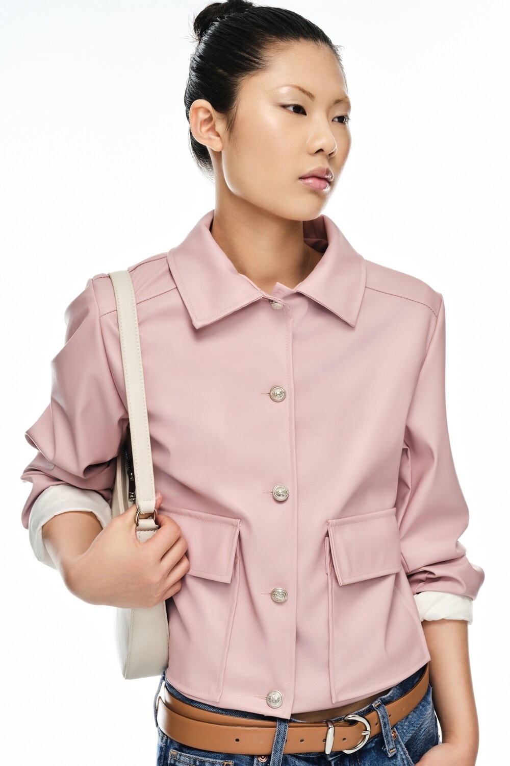 "Top Notch" Vegan Leather Jacket