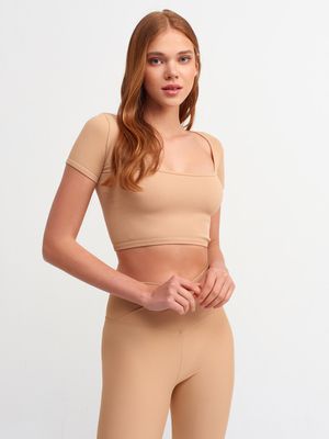 "All for You" Basic Short Sleeves Crop Top