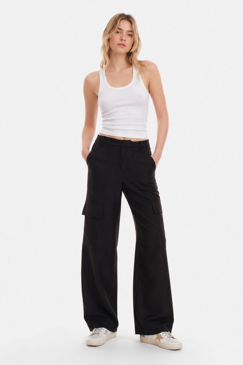 "Come and Get it" Cargo Trouser, Size: S, Color: Black