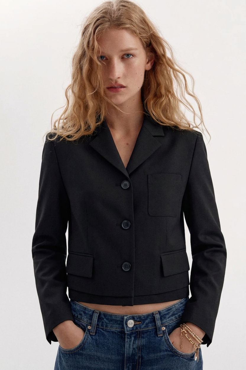 "Feminist" Blazer, Color: Black, Size: S