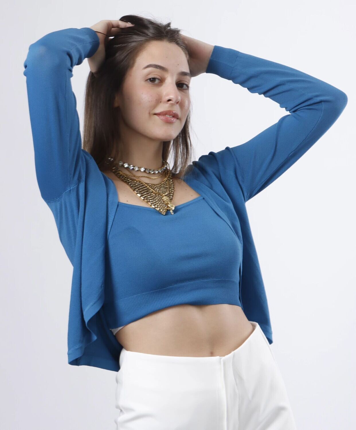 "Veda" Twin Set, Color: Blue, Size: One Size