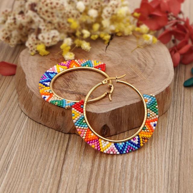 "Come Back Baby" Boho Hoops