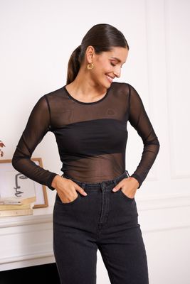 "Talyne" mesh Top