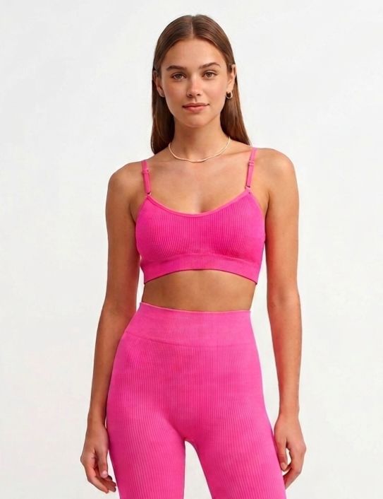 "Hot Shot" Crop Top, Color: Fuschia, Size: XS/S