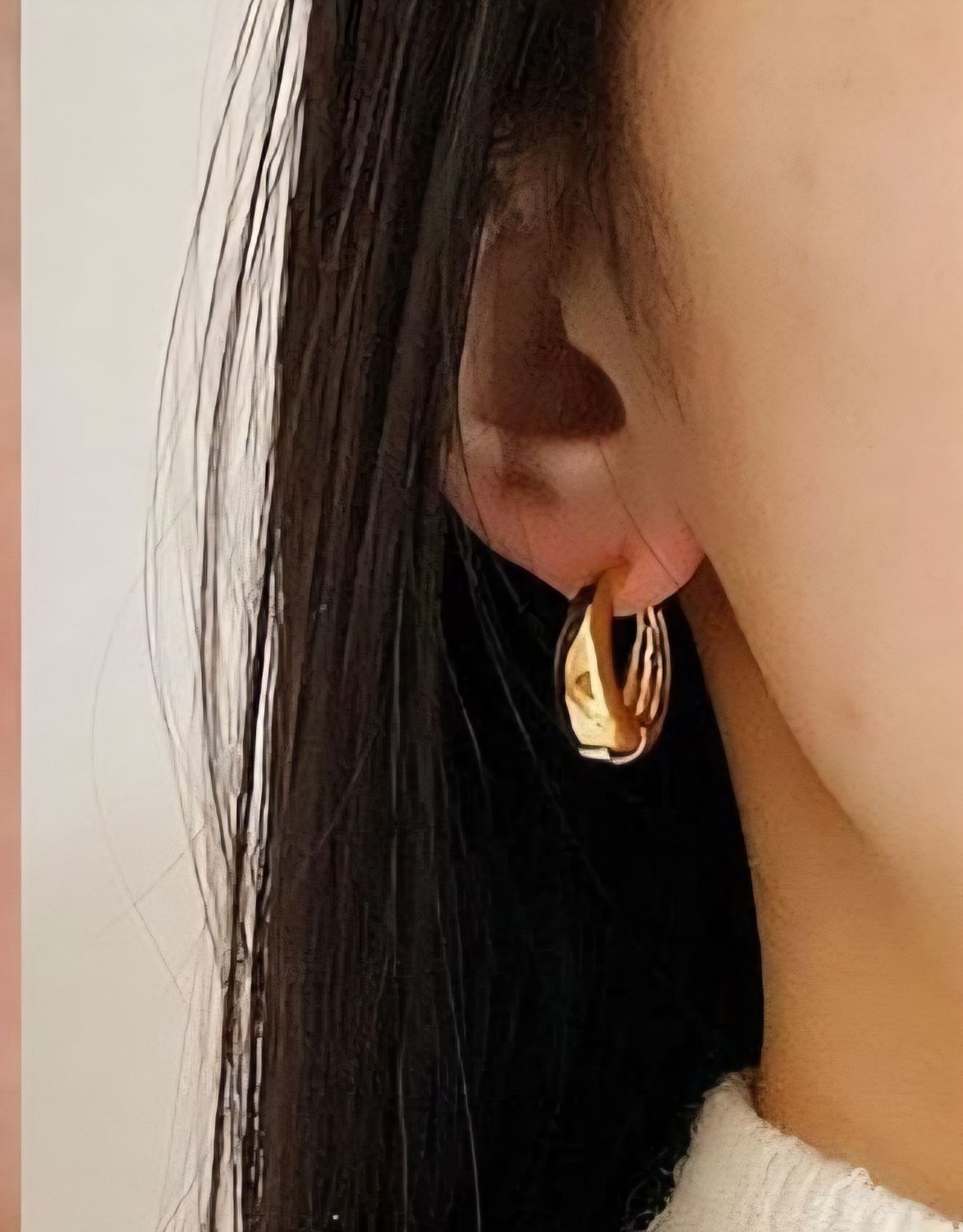 "Aurora" Medium Hoops