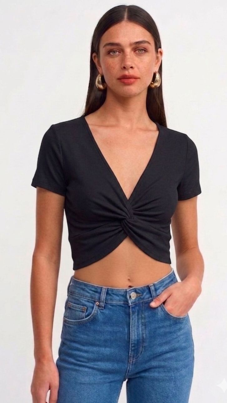 "Crazy Twist" Top