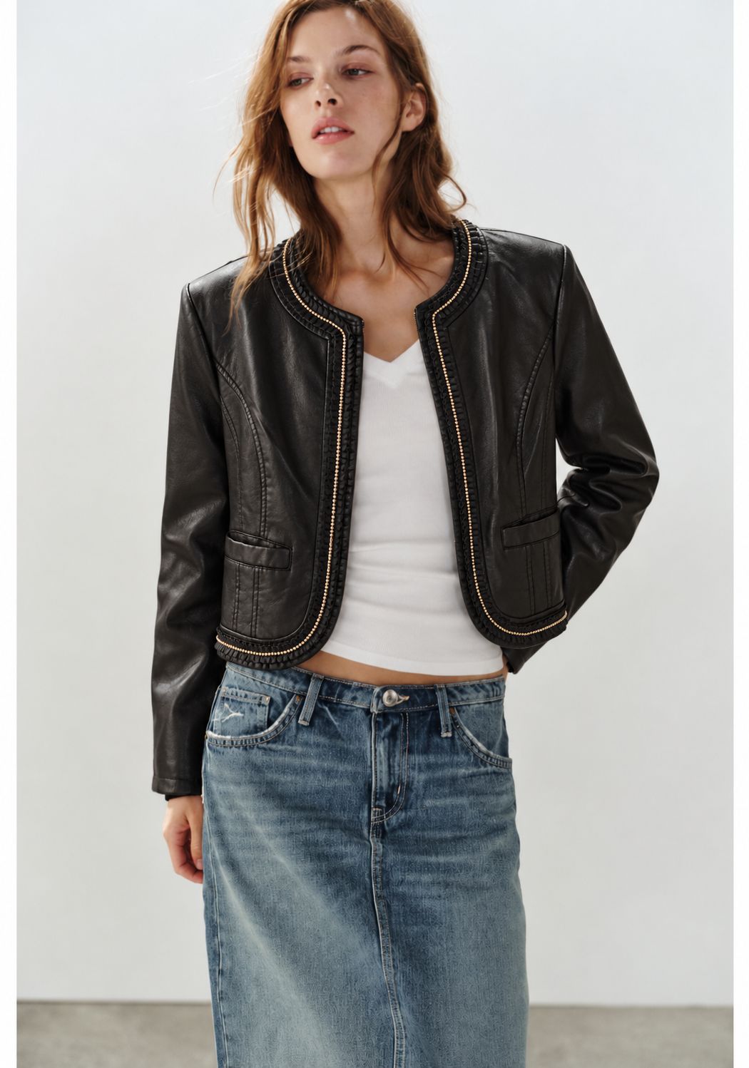 "Jesse" Vegan Leather Jacket