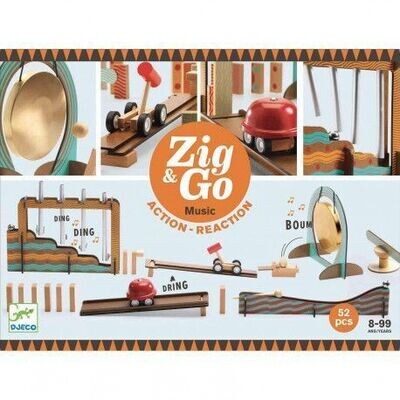 CONSTRUCCIÓN ZIG & GO MUSIC 52 PZAS