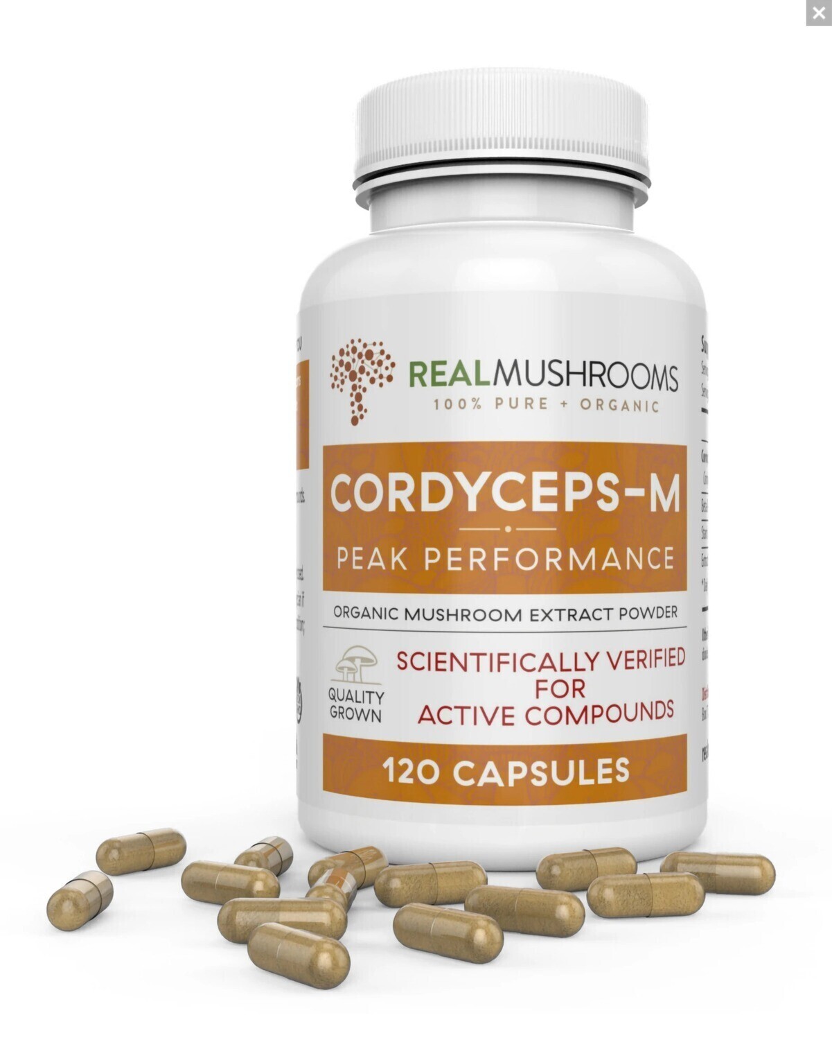Cordyceps-M 1000 mg 120 capsules Real Mushrooms