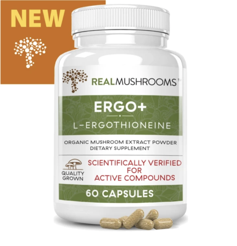 Ergo+L-Ergothioneine 300 mg 60 capsules Real Mushrooms