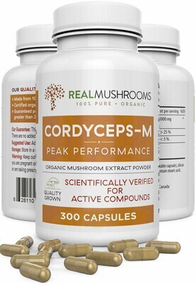 Cordyceps-M 1000 mg 300 capsules Real Mushrooms