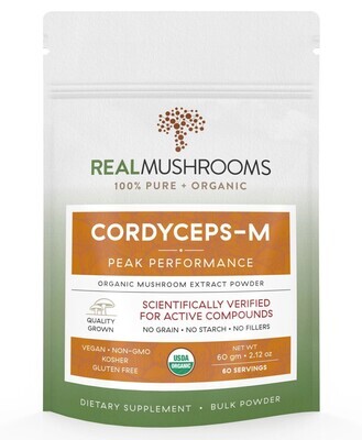 Cordyceps-M 1000 mg 60 g Bulk Powder Real Mushrooms