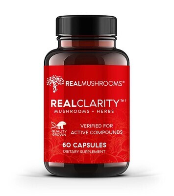 RealClarity 60 Capsules Real Mushrooms