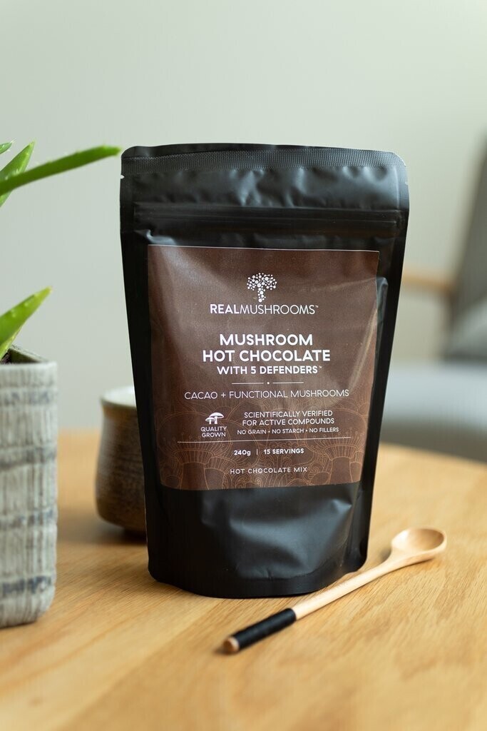 Mushroom Hot Chocolate Mix 500 mg 240 gr Real Mushrooms