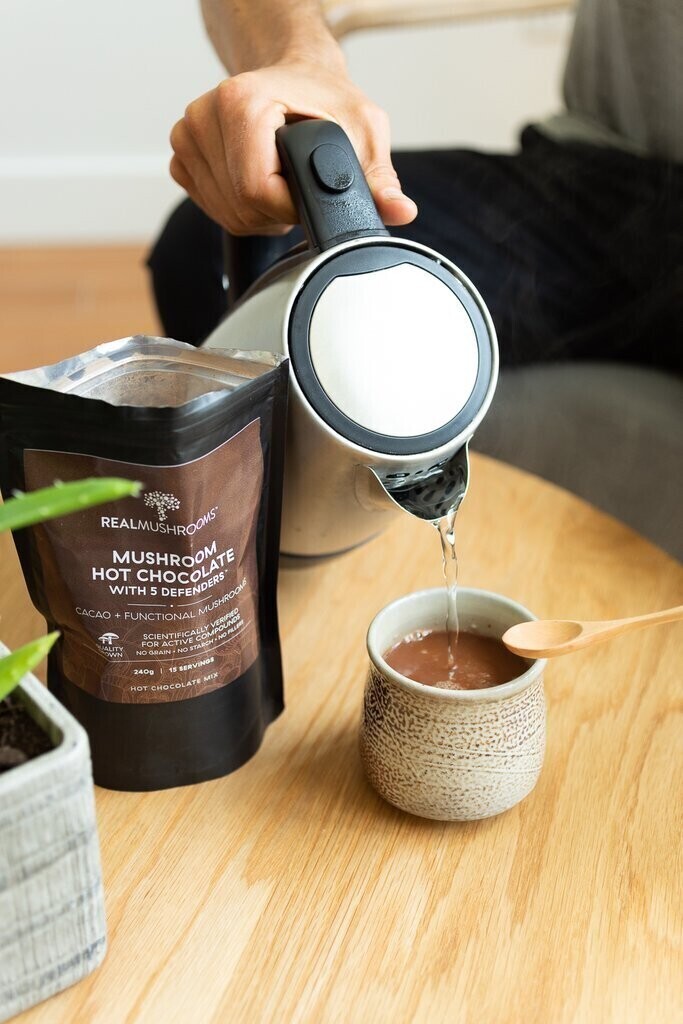 Mushroom Hot Chocolate Mix 500 mg 240 gr Real Mushrooms