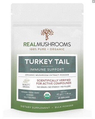 Turkey Tail Extract 1000 mg 90 Capsules Real Mushrooms