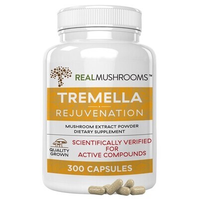 Tremella Rejuvination Extract 500 mg 300 caps Real Mushrooms