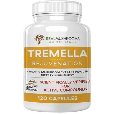 Tremella Rejuvination Extract 500 mg 120 caps Real Mushrooms