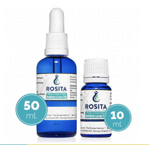 Extra Virgin Ratfish Liver Oil 50 ml Rosita