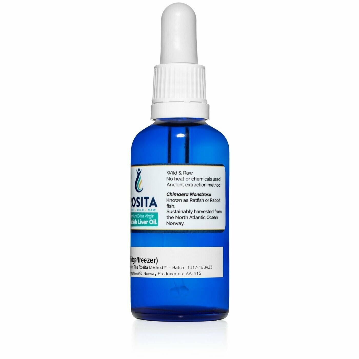Extra Virgin Ratfish Liver Oil 50 ml Rosita