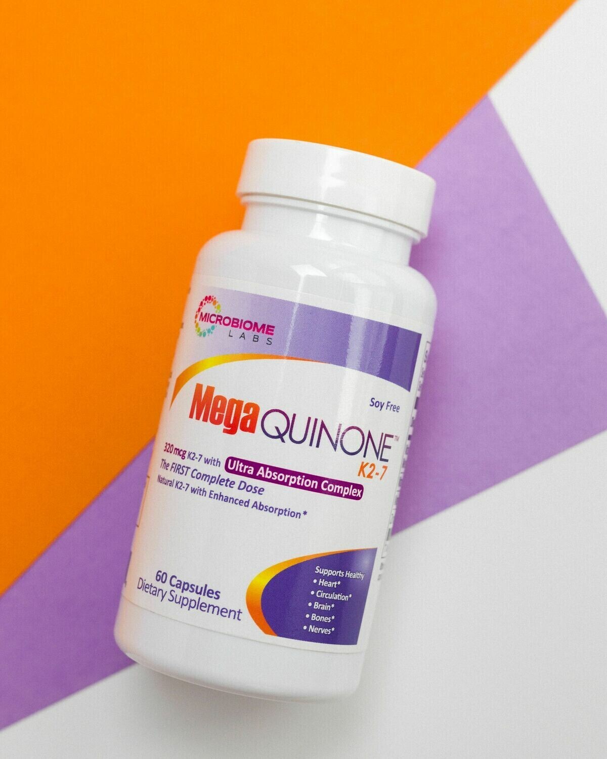 MegaQuinone K2-7 60 capsules Microbiome Labs