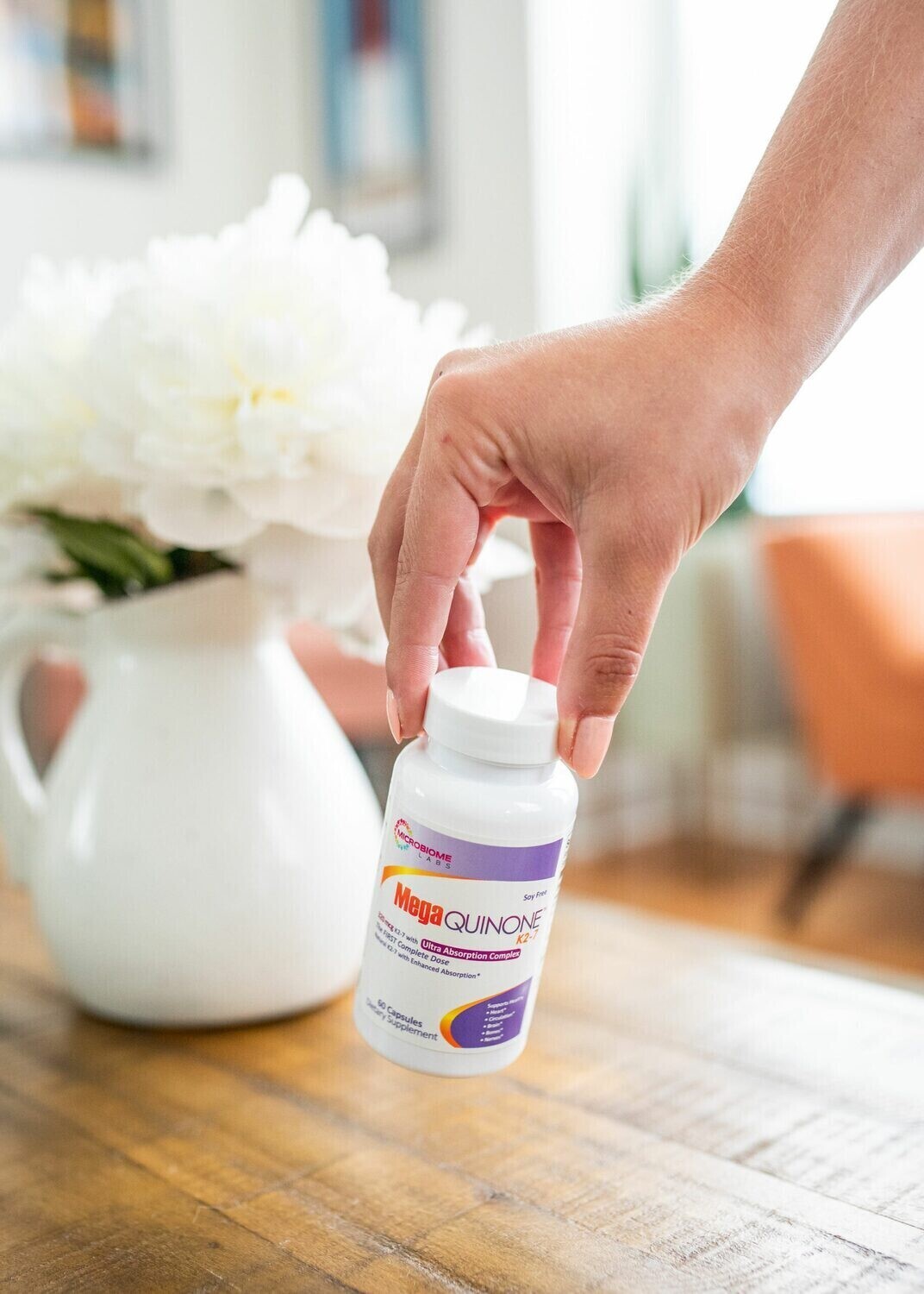 MegaQuinone K2-7 60 capsules Microbiome Labs